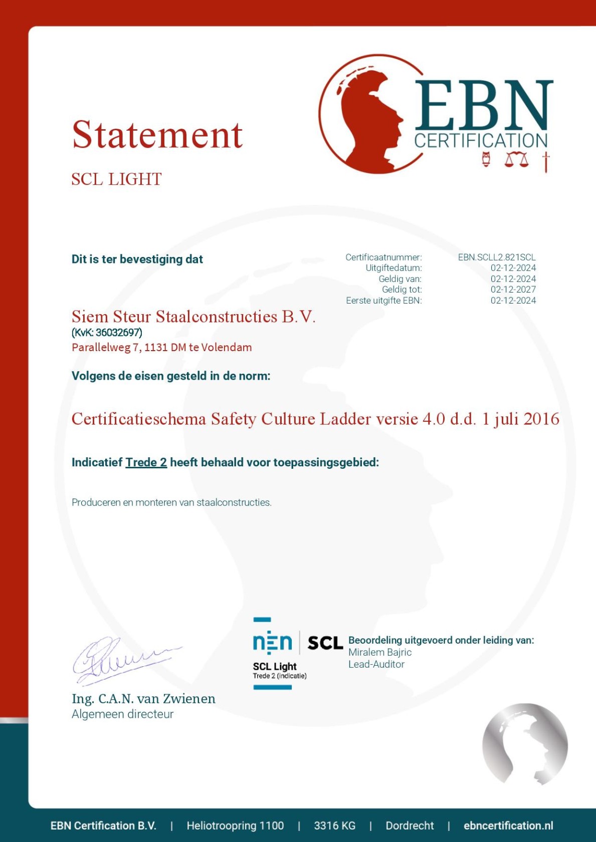 De Veiligheidsladder (SCL)