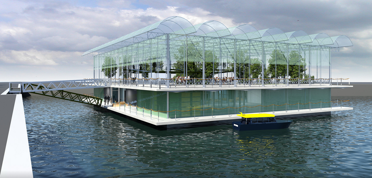 Afbeelding Floating Farm te Rotterdam
