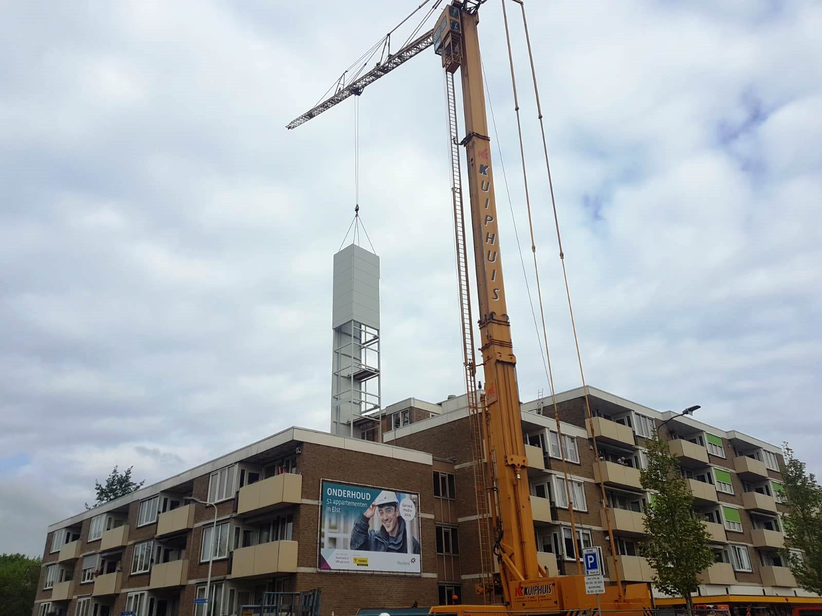 AfbeeldingLiftschacht 51 appartementen Elst