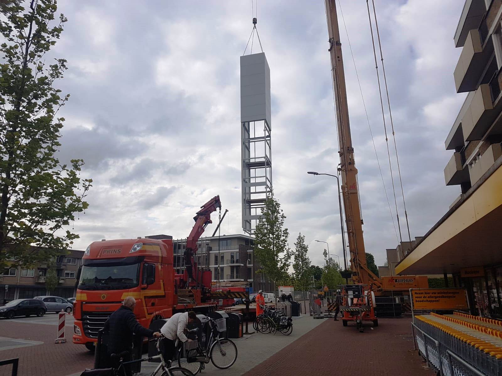 Afbeelding Liftschacht 51 appartementen Elst