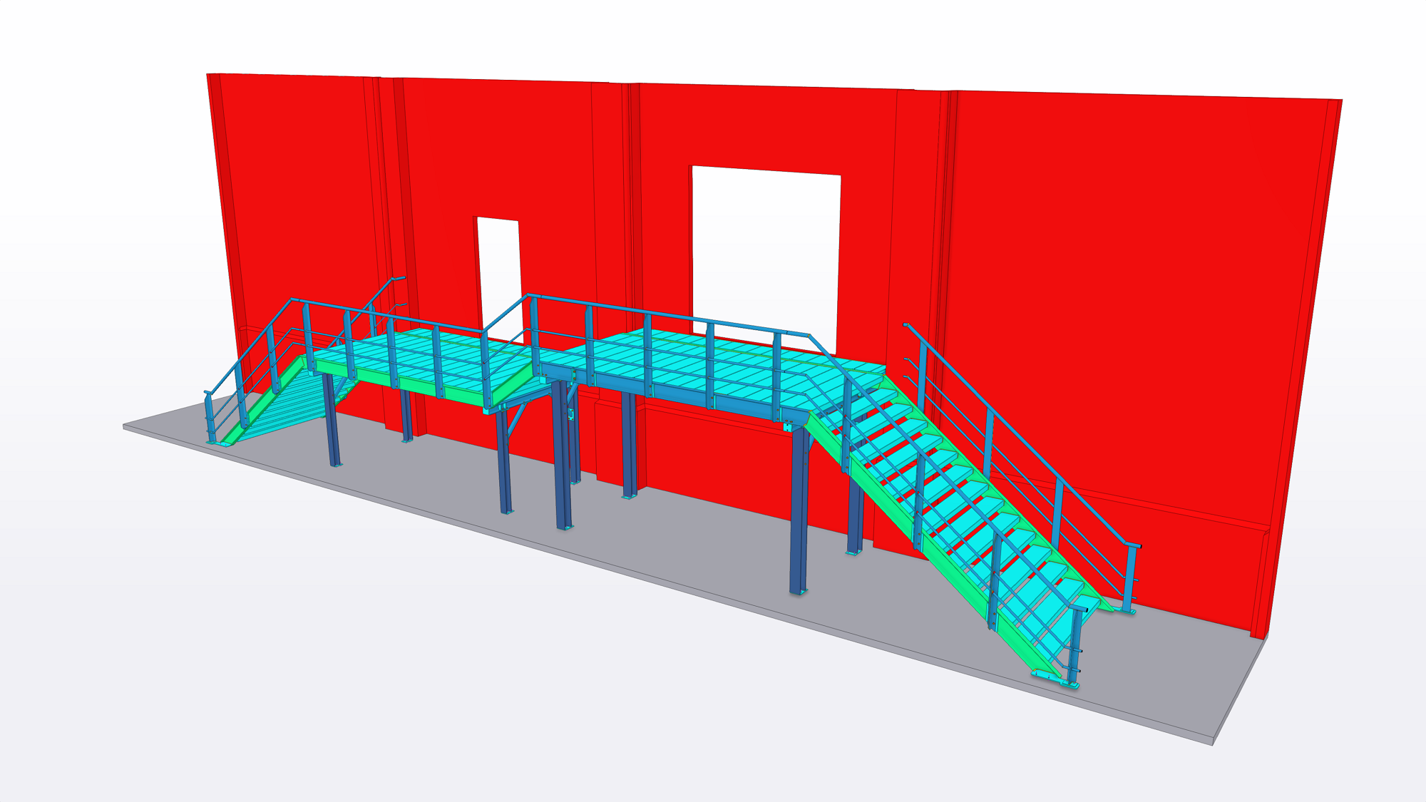 Afbeelding Trapconstructie Lichtfabriek te Haarlem
